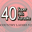 B the Star - 40 Super Hits Karaoke: Country Ladies V2