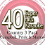 B the Star - 40 Super Hits Karaoke: Country 3 Pack (Campbell, Pride & Murray)