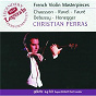 Album French Violin Masterpieces de Georges Sébastian / Pierre Barbizet / Orchestre Nationale de Belgique / Christian Ferras / Maurice Ravel...
